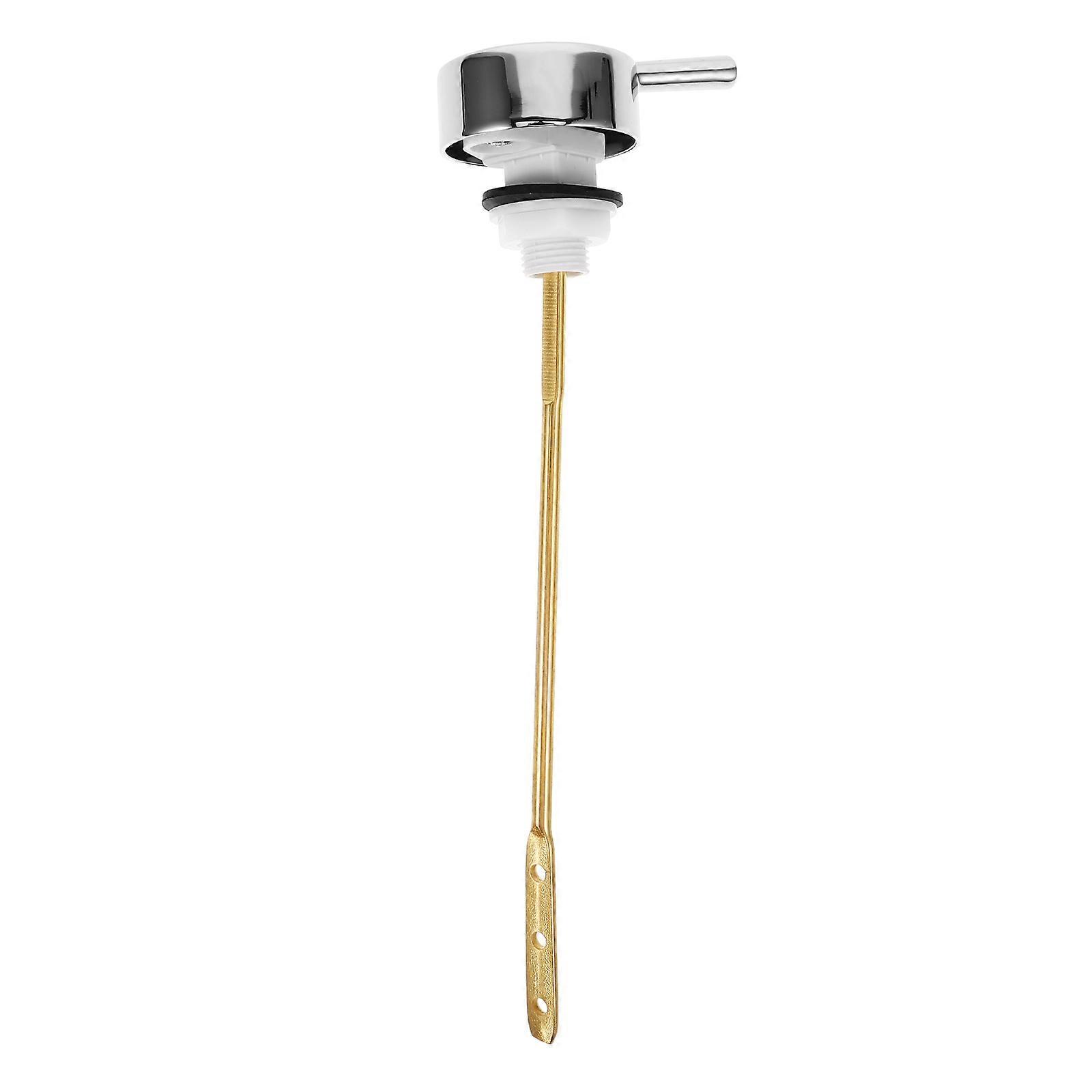 Front Mount Toilet Flush Handle Lever for Toilet Handle Replacement Silver