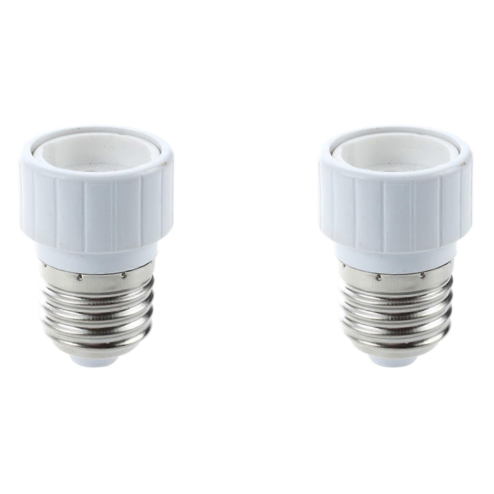 2X Lamp Adapter Lamp Socket for Gu10 to E27 Light Bulbs