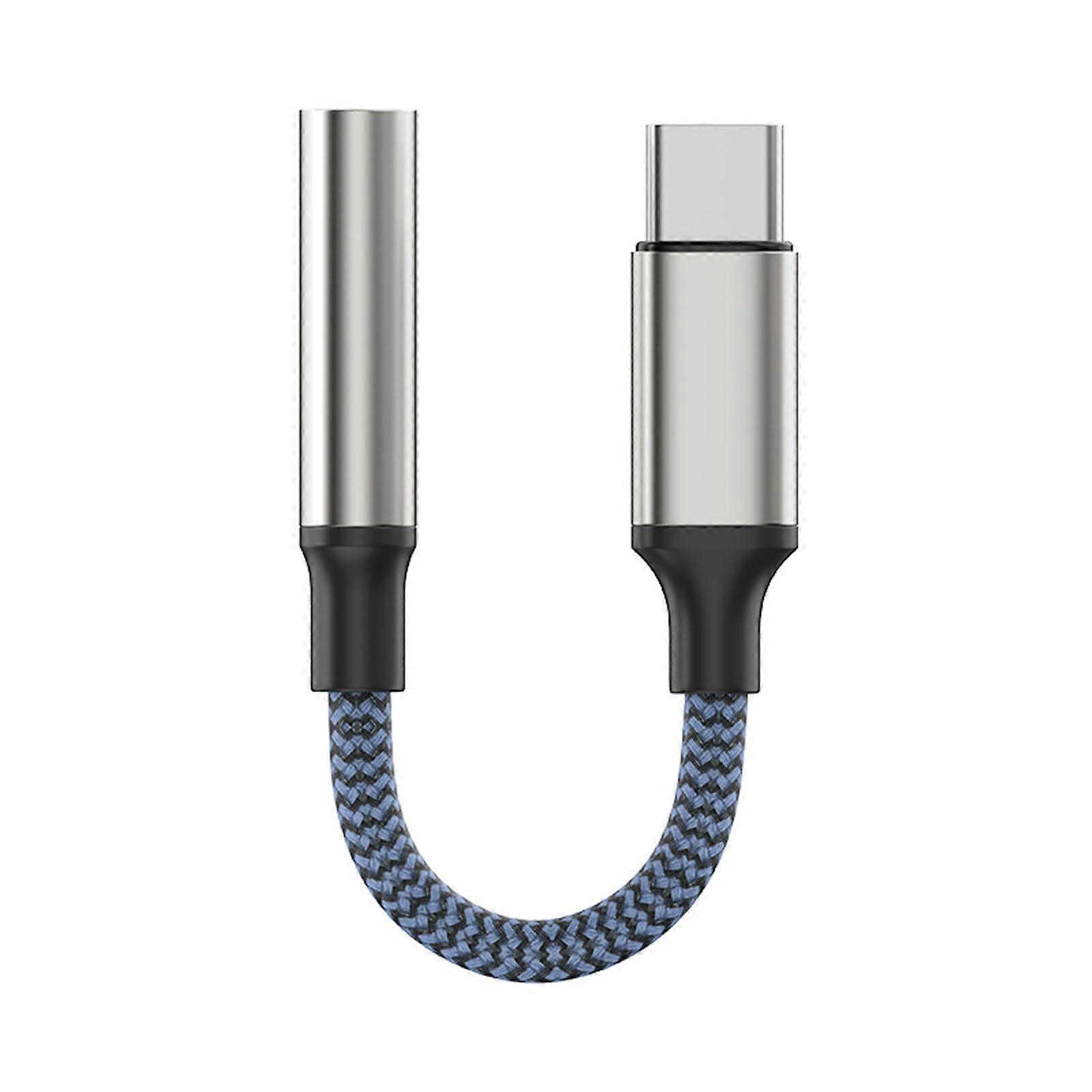 USB Type C to 3.5 Earphone Adapter USBC 3.5mm Audio Converter Compatible With USBC Phones And Laptops