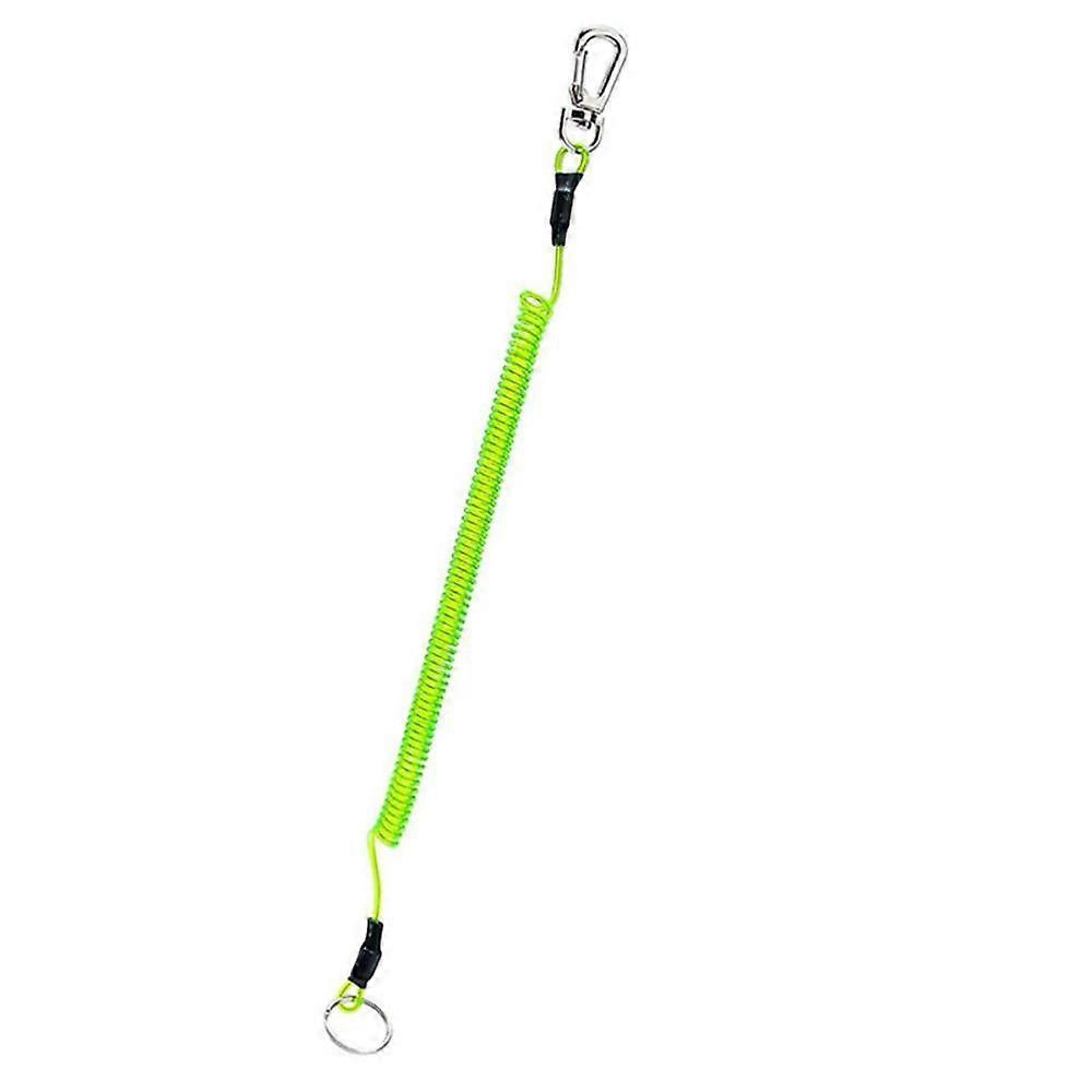 Crochet �� ressort, cordon de cl�� d'ext��rieur, corde ��lastique �� ressort, lani��re enroul��e en spirale, outils de p��che extensibles, corde de 