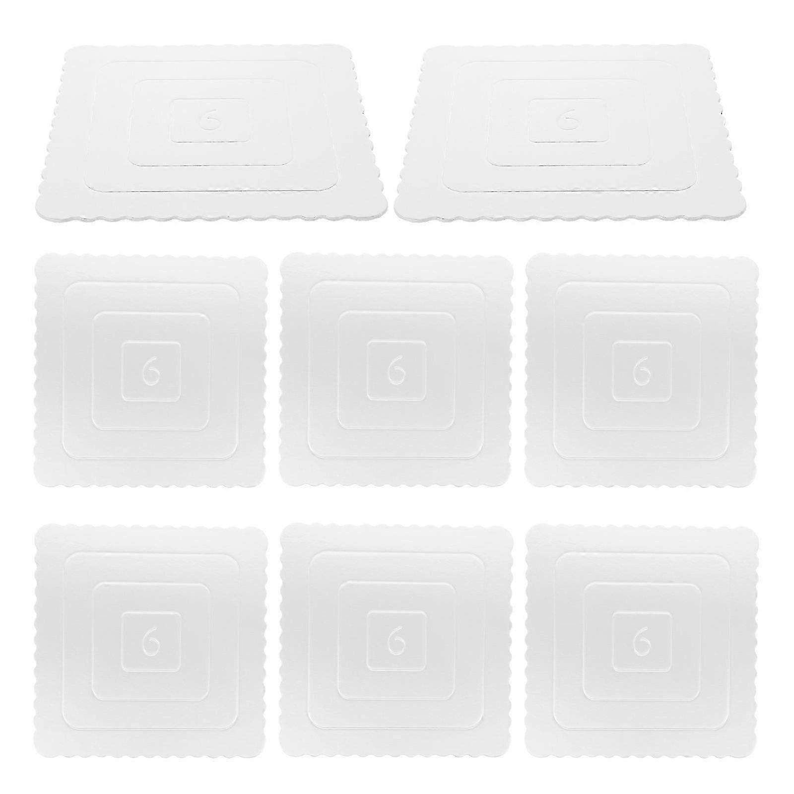 Egg Cake Drum Paper Cake Board for Party Use 10Pcs Thickened