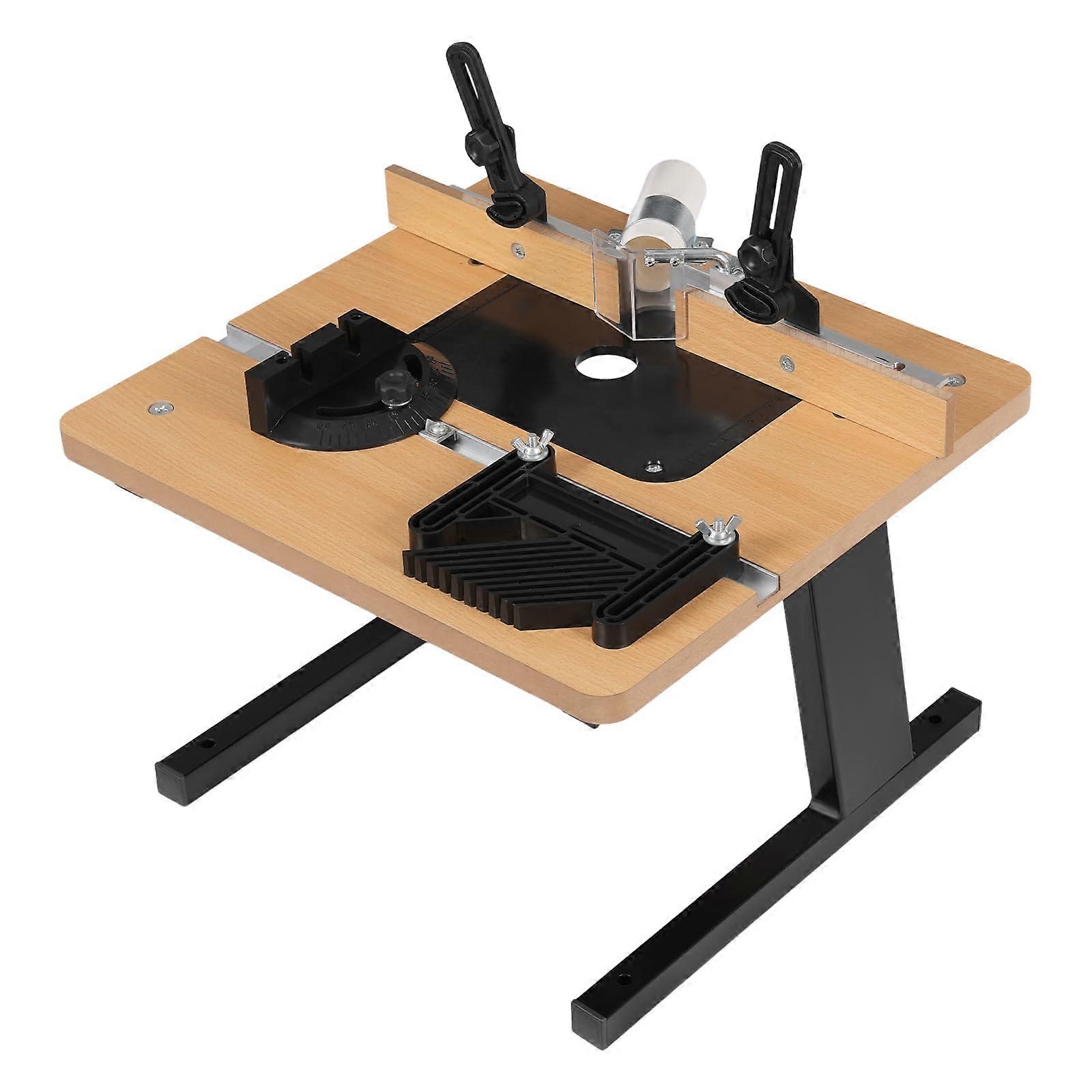 Woodworking Router Table with Stand and Adjustable Fence for Precise Cutting and DIY Projects