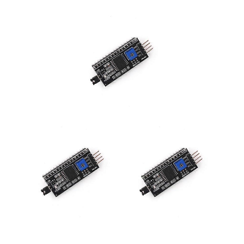 3 Set IIC LCD1602 Module for Arduino, Serial Display Screen with Adapter, DIY Electronic Kit