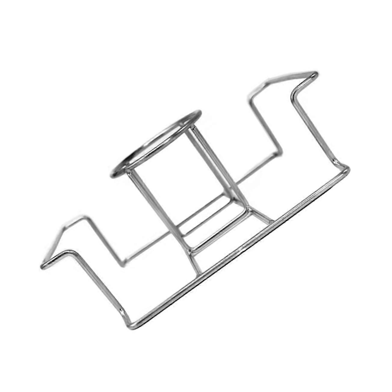 Foldable Chicken Roasting Rack and Turkey Roaster Stand for BBQ Grill Even Cooking Durable Use