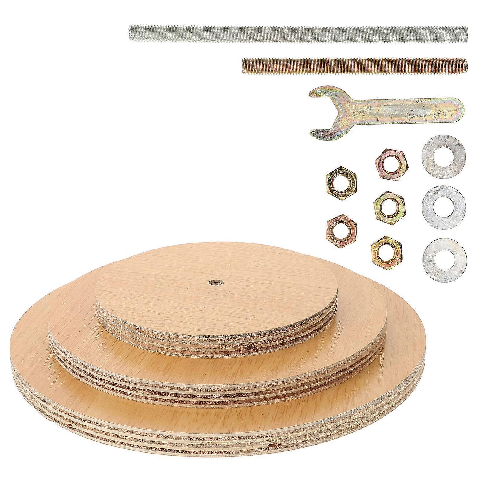 DIY Cat Platform Wooden Scratching Post Disc Replacement for Cat Board