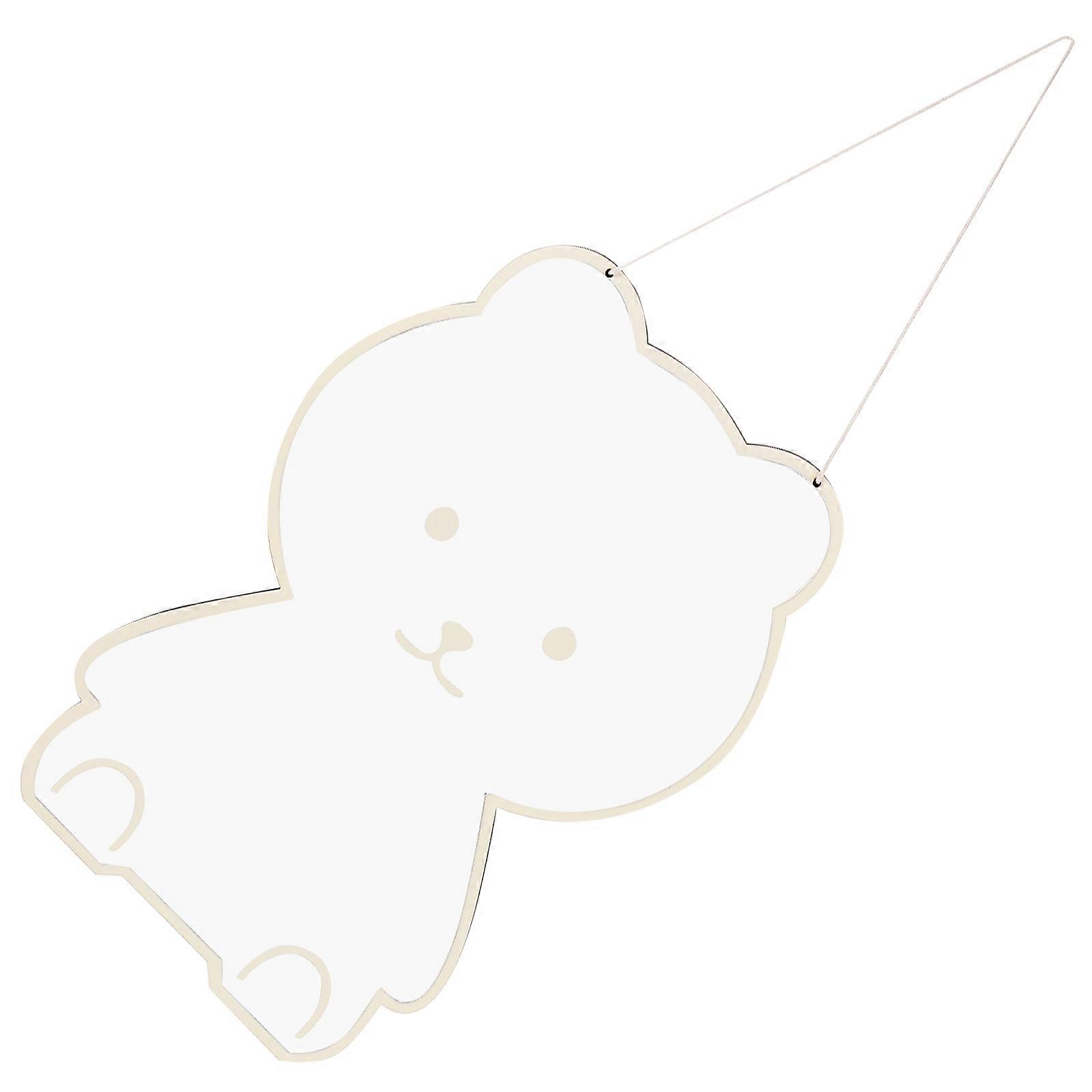 Smile Bear Mirror Pendant Decorative Wall Mirror for Home Use