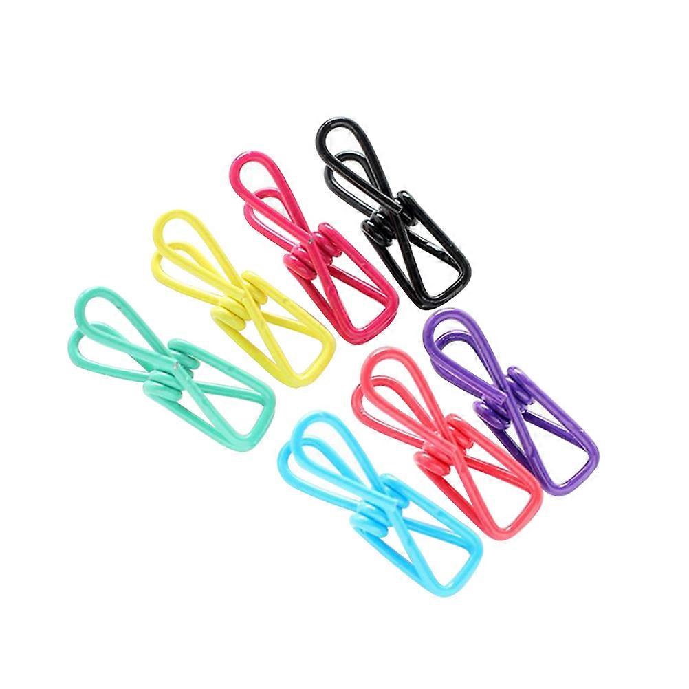 Bed Sheet Clips Metal Multi-Purpose for Fastening Things 40Pcs Colorful