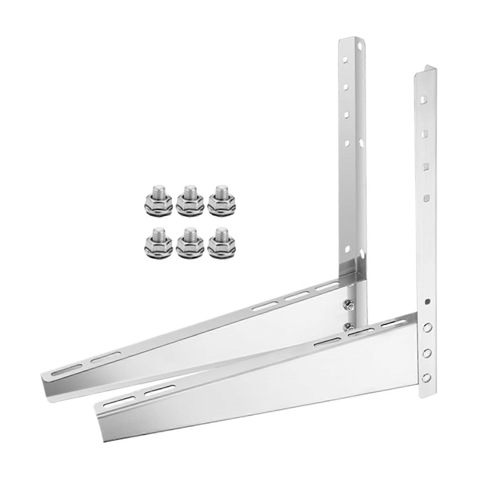 Window Air Conditioner Bracket Heavy Duty Adjustable Stainless Steel Support 21 Inch