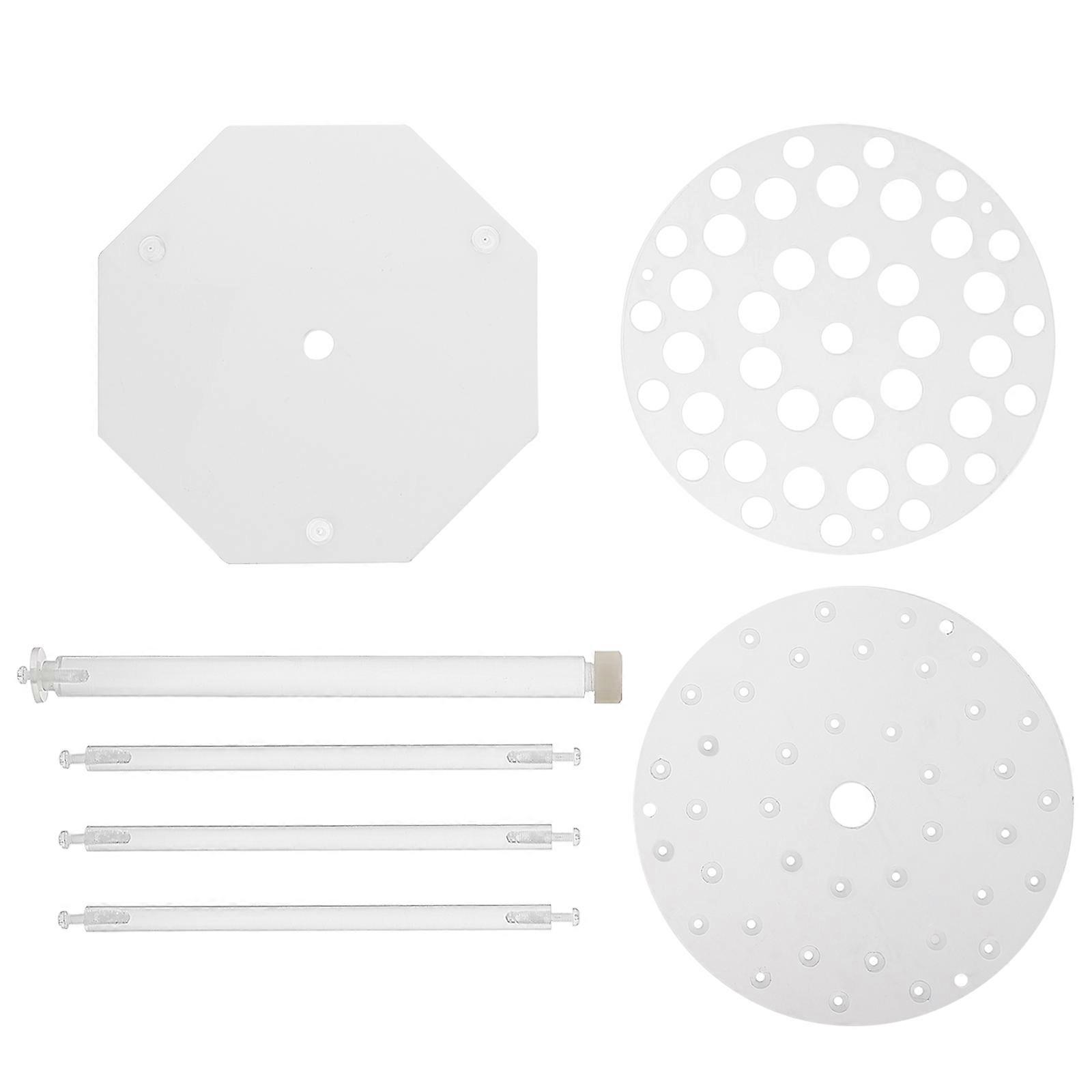 Test Tube Rack Acrylic Storage Rack for Laboratory Use 1Set