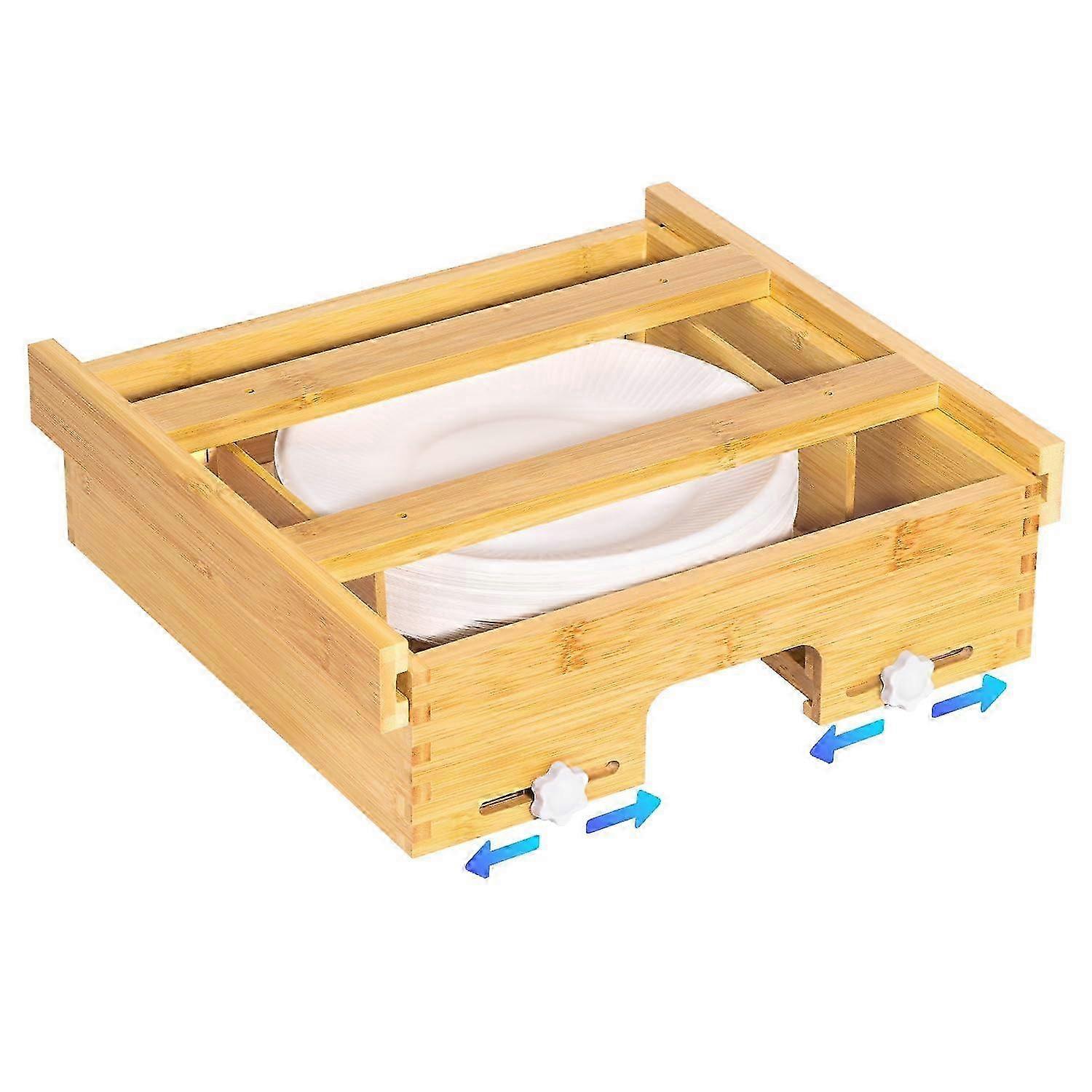 2026 6 - 10 inch Paper Plate Dispenser for Easy Access