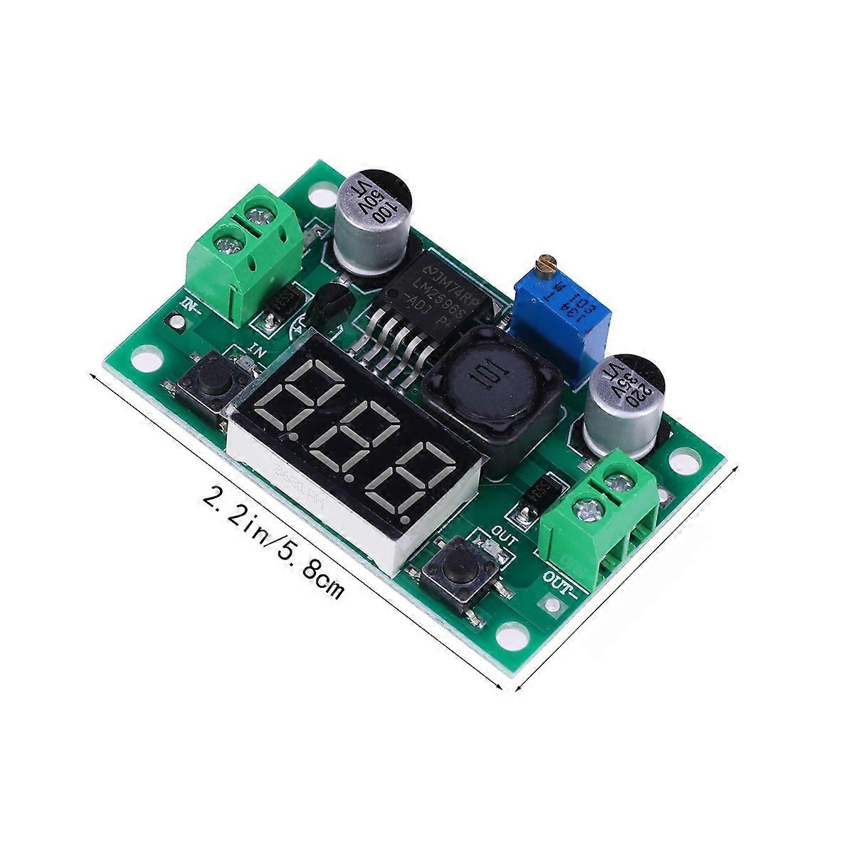 Voltage Regulator Converter Module with LED Voltmeter for Voltage Module