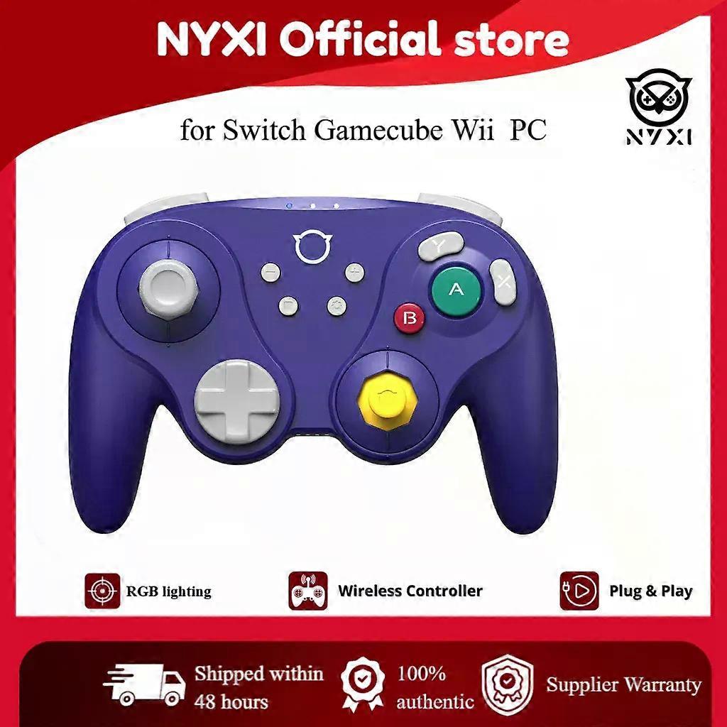 Warrior Lite Purple Wireless Game Controller for Nintendo Switch 2 And PC - Ergonomic Design for Enhanced Gaming Experience