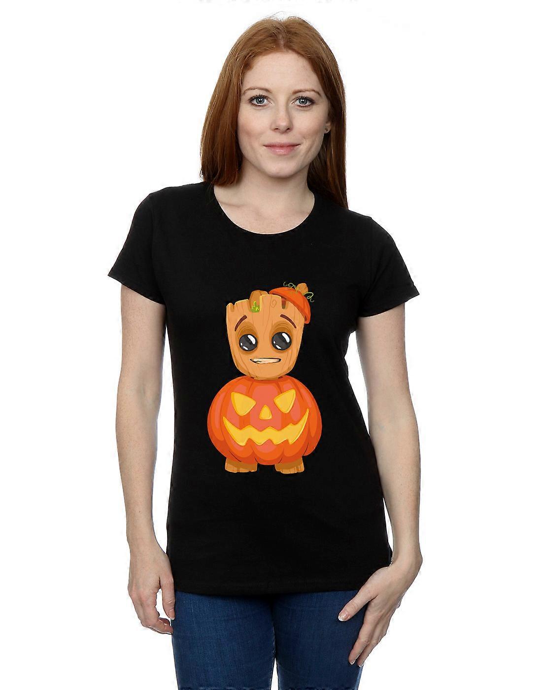 Marvel Women's Pumpkin Groot T-Shirt