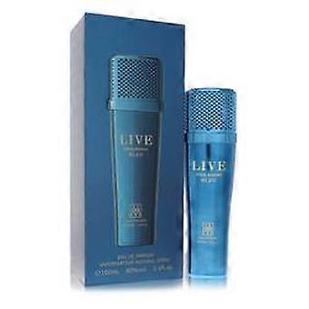  Victor Manuelle Live Bleu by Victor Manuelle - Eau De Parfum Spray 3.4 oz - Men 