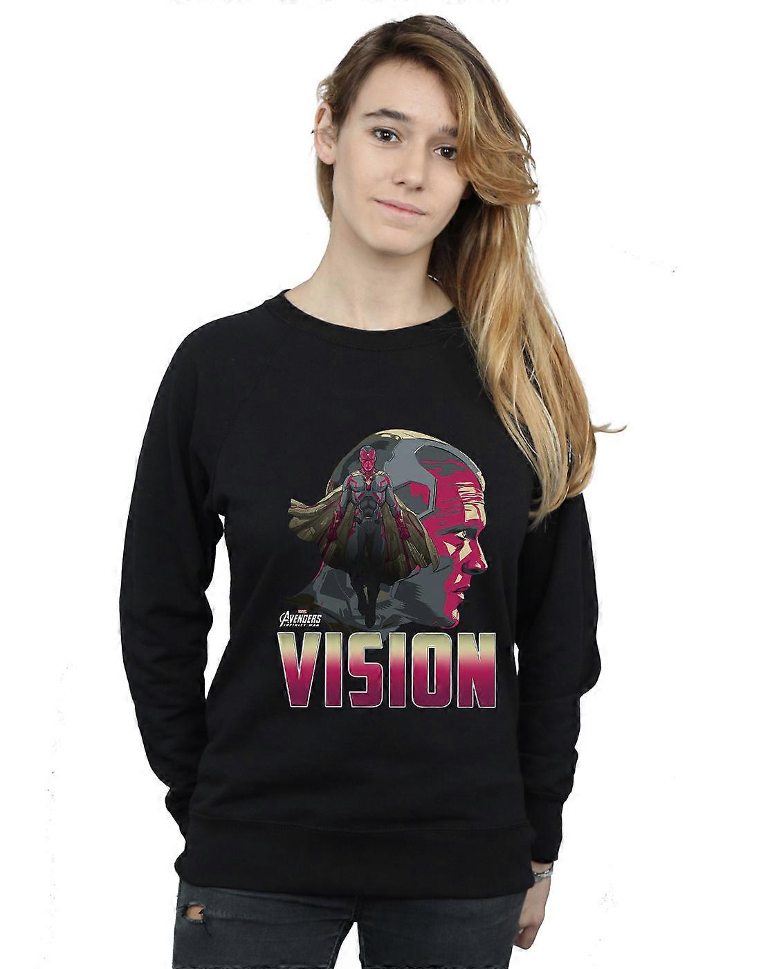 Marvel Women's Avengers Infinity War Vision Character Sweatshirt