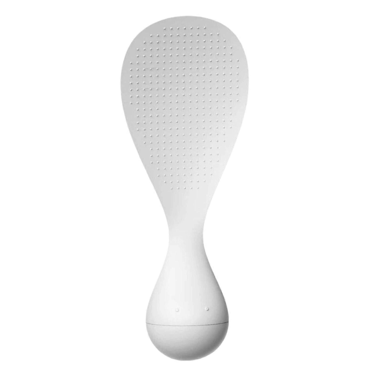 Rice Spoon NonStick Heat Resistant Upright Base Scratch Cooking Paddle White