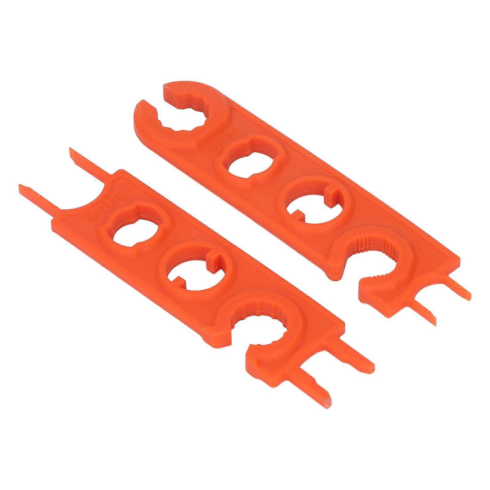 Solar Panel Connector Wrench Set Non Slip Durable PV Connector Tool for Secure Cable Assembly Orange