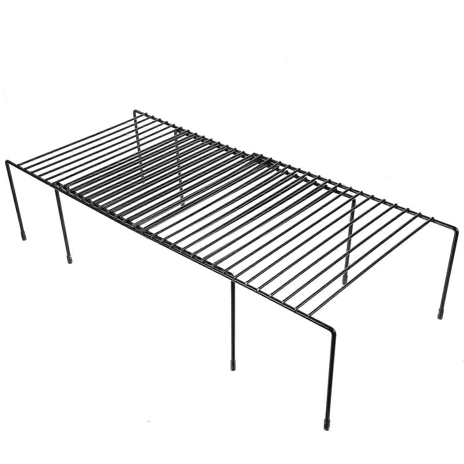 Spice Rack Organizer 3pcs Set, Expandable Iron Frame Shelf with Adjustable Width for Cabinet and Countertop Storage