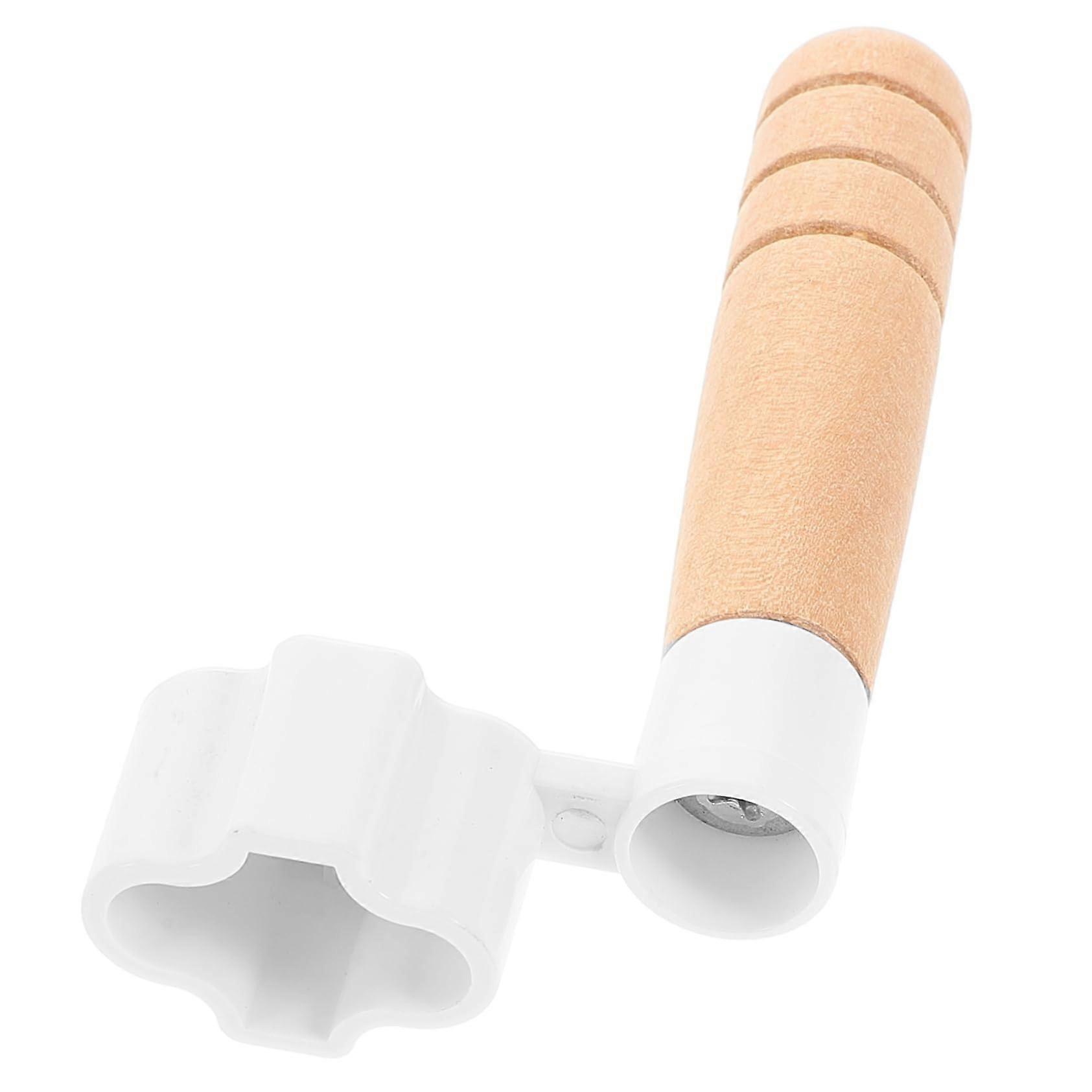 Guitar String Winder with Ergonomic Wooden Handle for Quick String Changes Acoustic Electric Bass