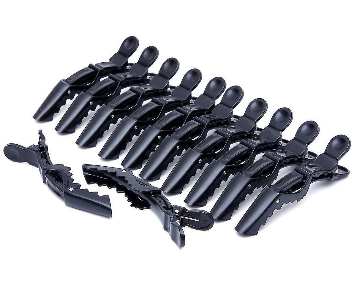 12pcs Salon Alligator Hair Styling Clips Set with Secure Grip for Professional Sectioning