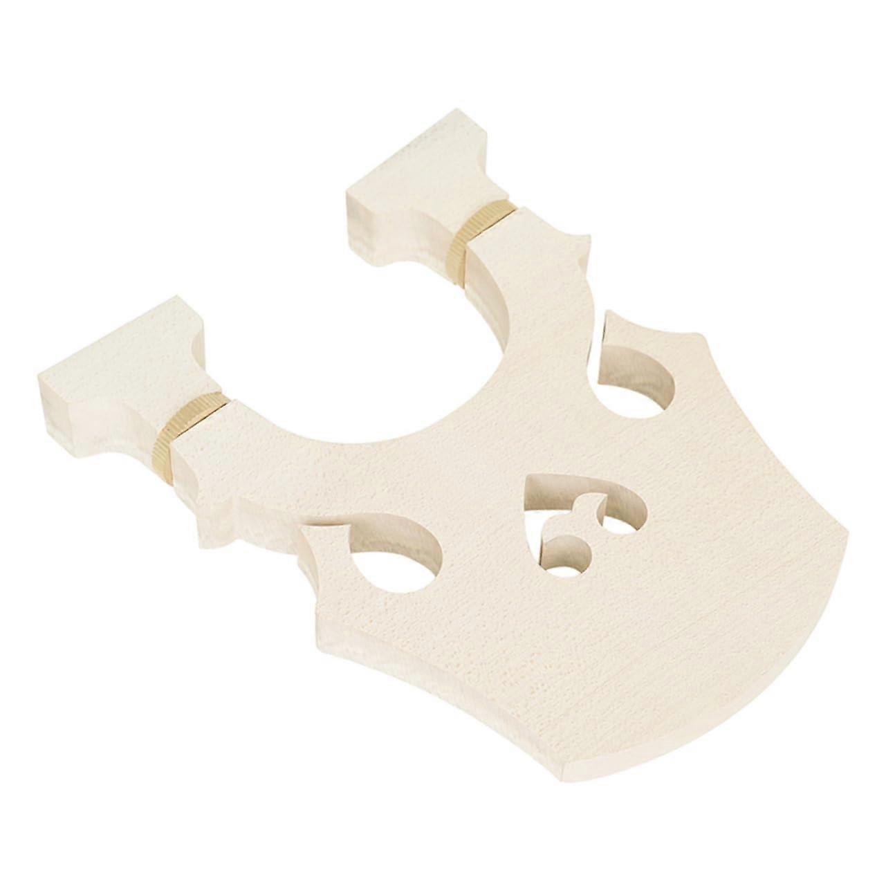 Maple 1/2 Size Violin Bridge Replacement with Precision String Spacing for Enhanced Sound Quality