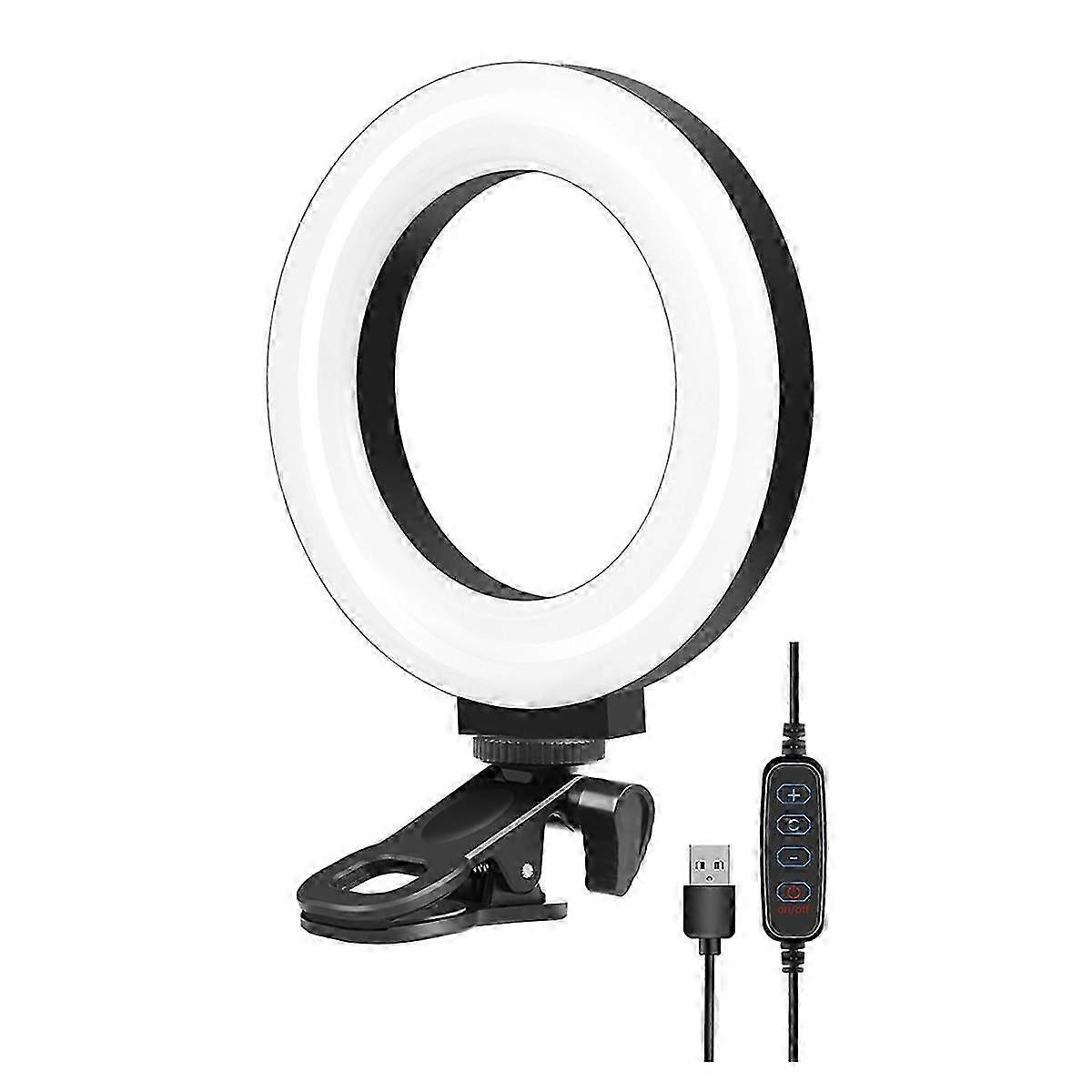 4.7 Inches Fill Light 40 LED Ring Light with Mounting Clamp