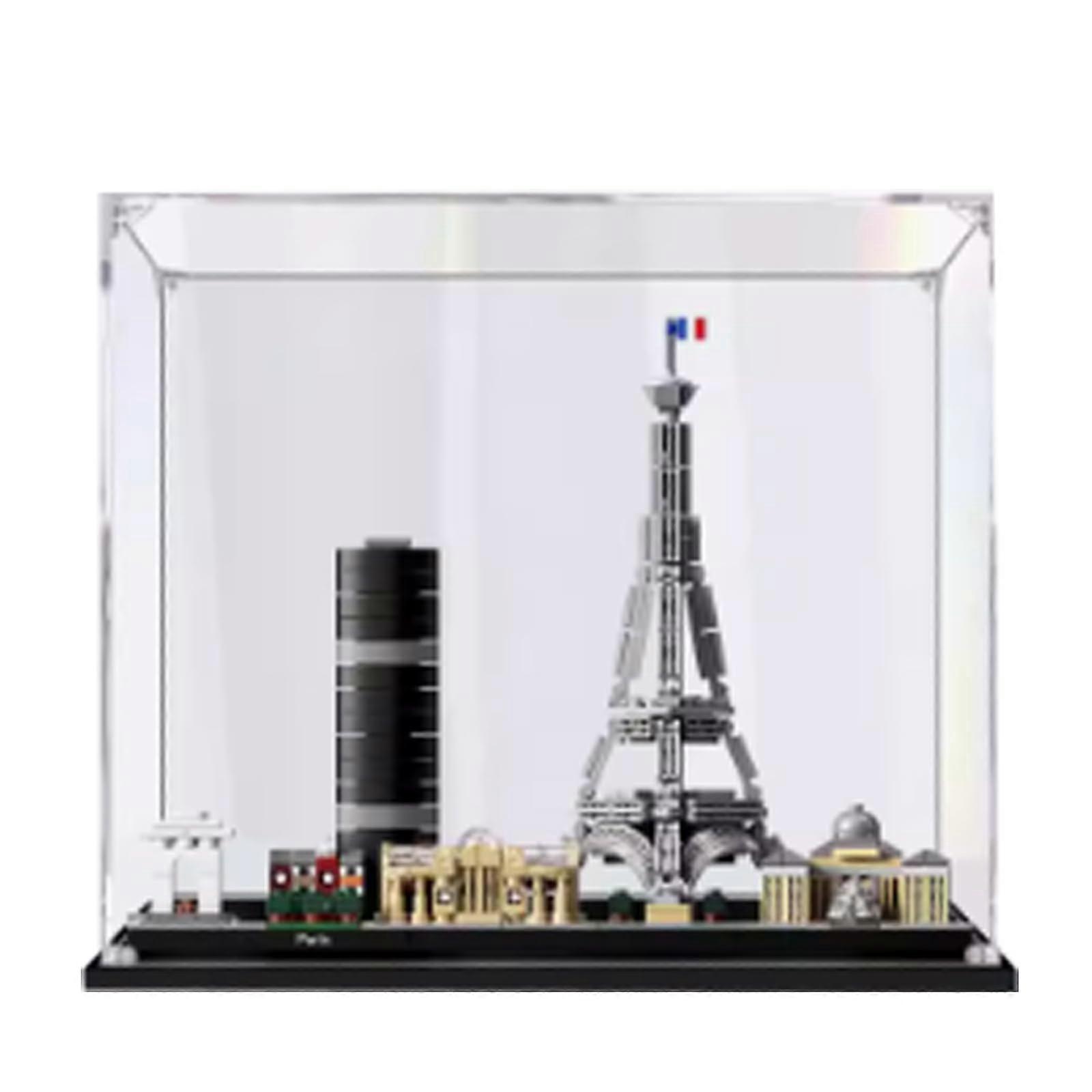 Display Case for  21044 Paris Skyline, Dustproof Clear Acrylic Protective Box