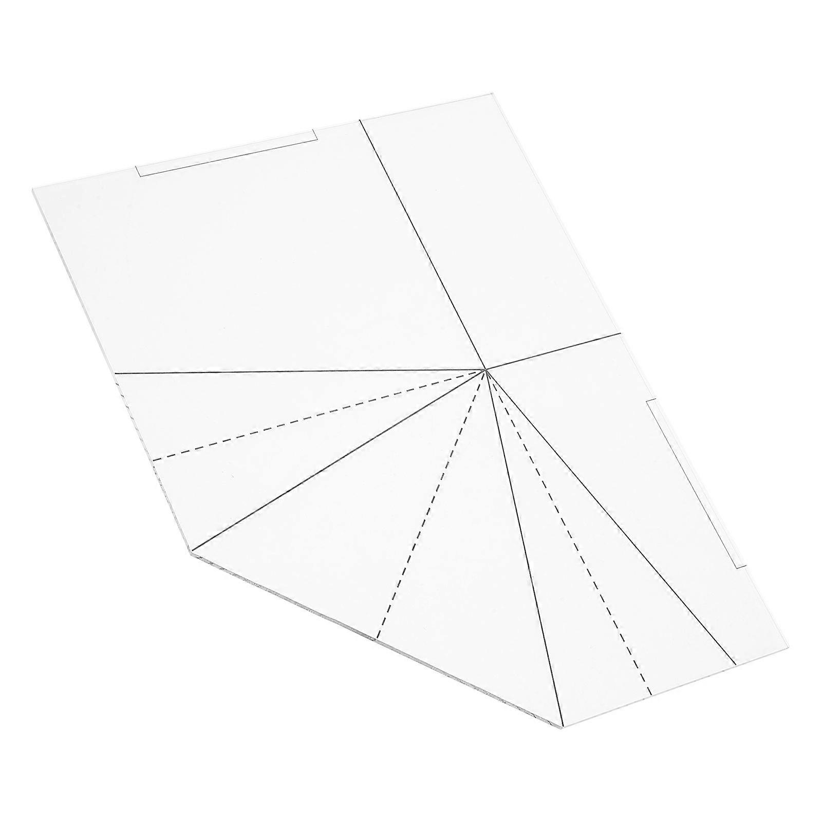 Foldable Basket Sewing Template for Sewing Acrylic Quilting Ruler