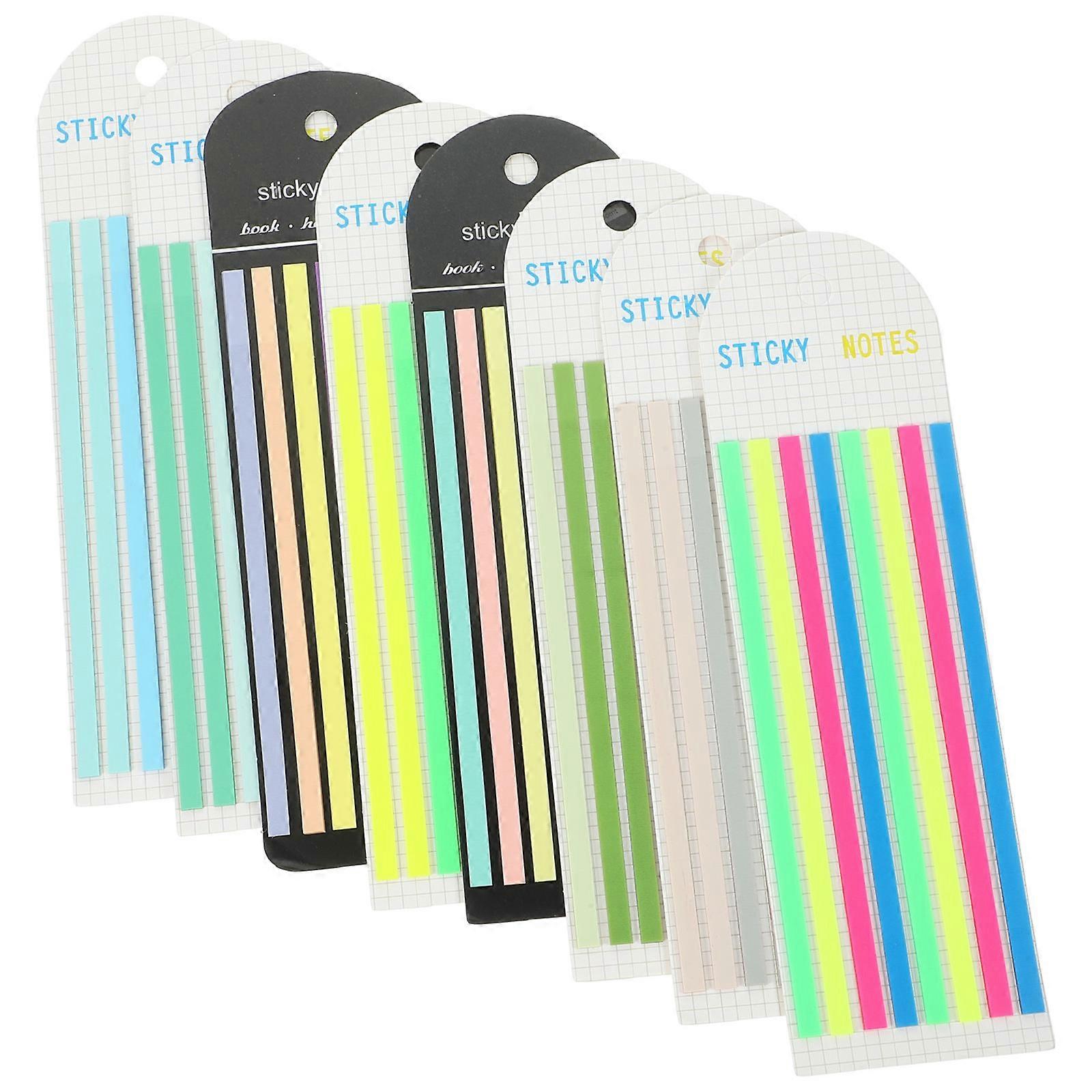 Office Reading Stickers for Writing Use 16Sets Assorted Color Sticky Tabs