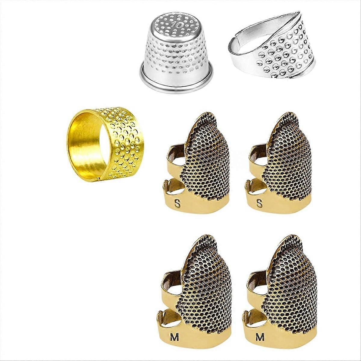 Thimble Kit- 7 PCS Sewing Thimbles for Hand Sewing