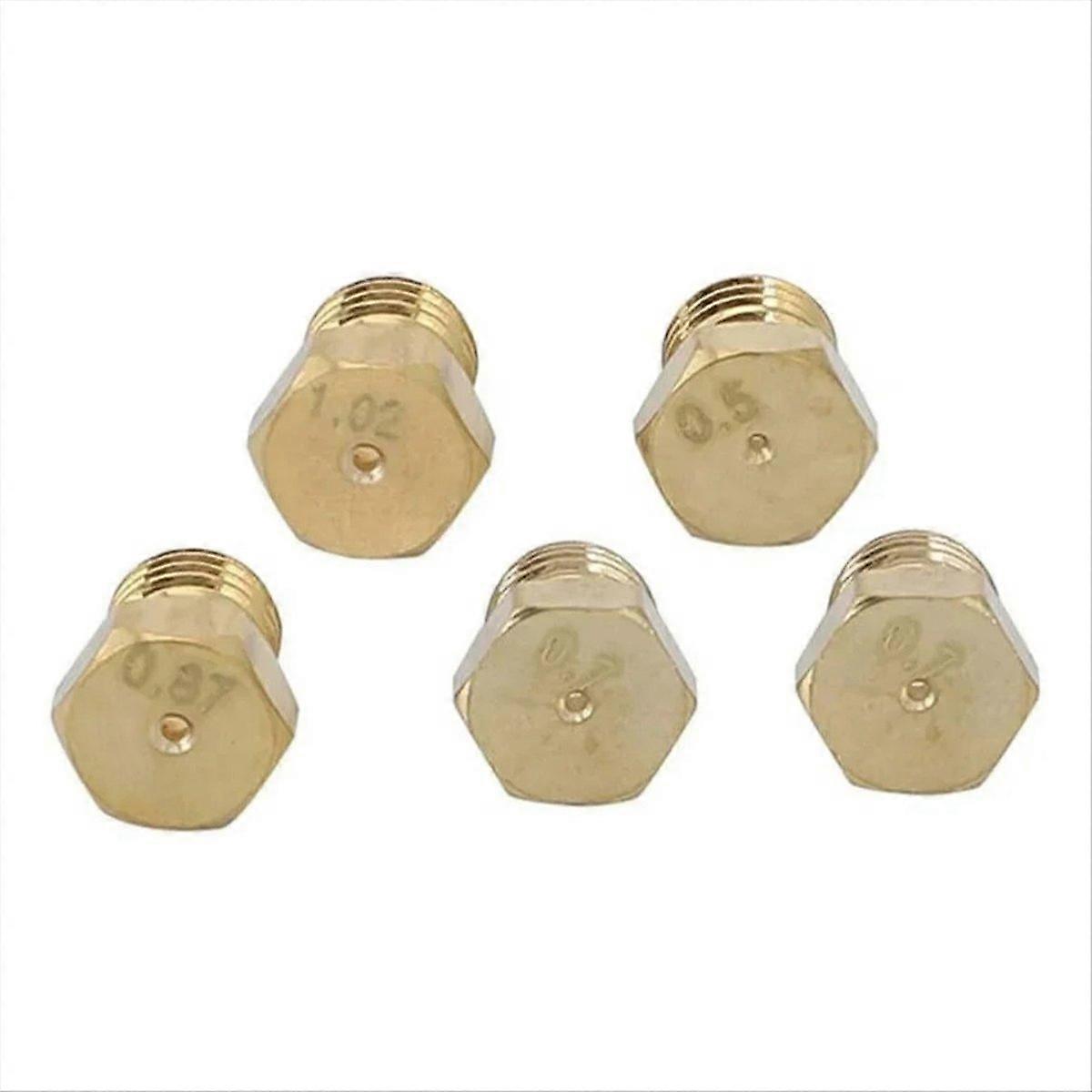 5pcs LPG. Gas Jet Set Burner Gas Hob LPG. Conversion Kit