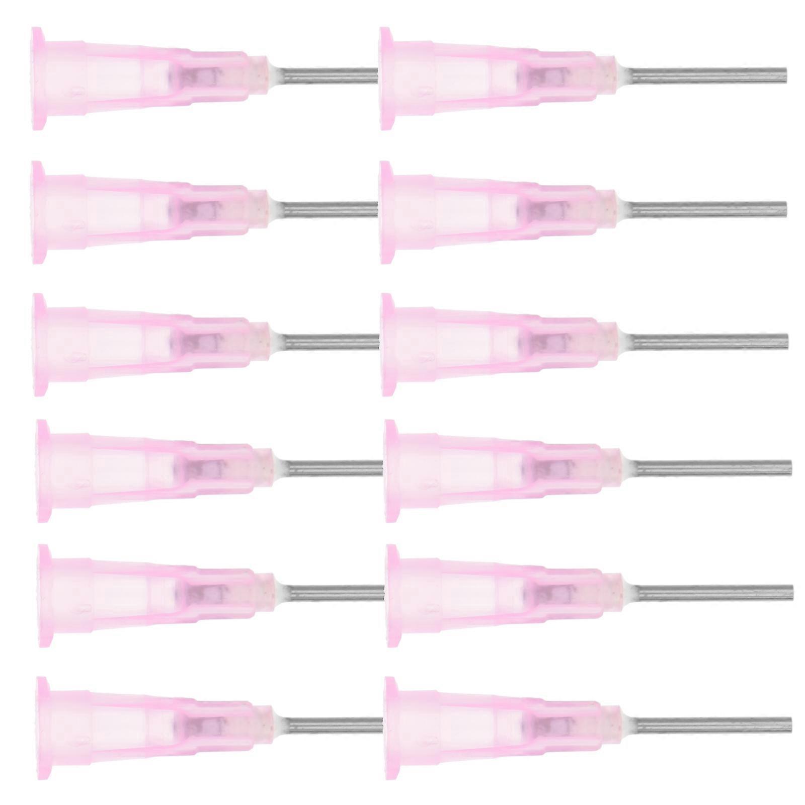 Dispensing Needle 100Pcs Blunt Tip Needles Replacement for Precise Glue Application