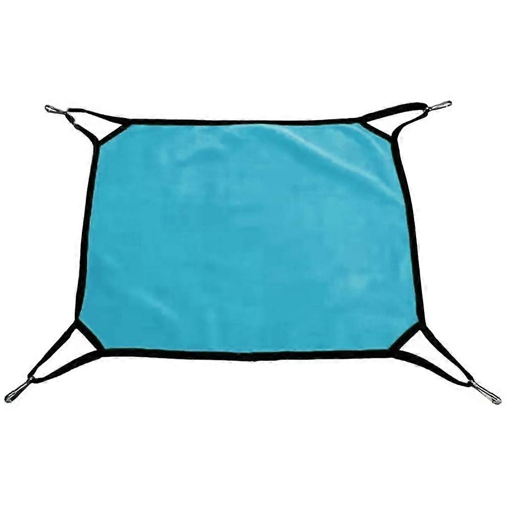 Cat Cage Hammock with Reversible Sides,Cat Hammock for Pet, Blue
