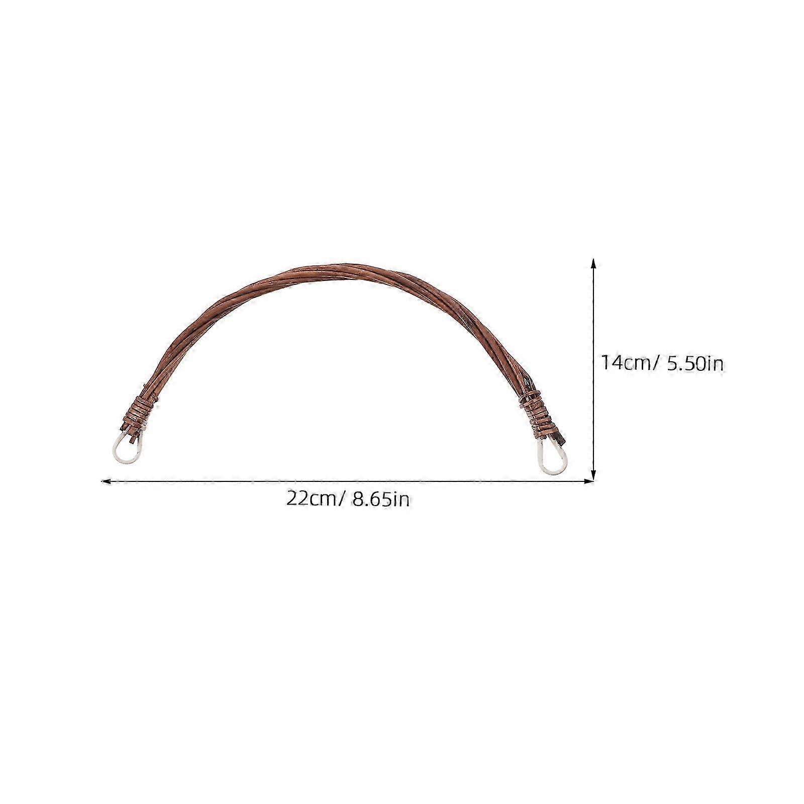 Picnic Basket Handle Replacement Rattan Handle Comcompatibletable Grip 2Pcs