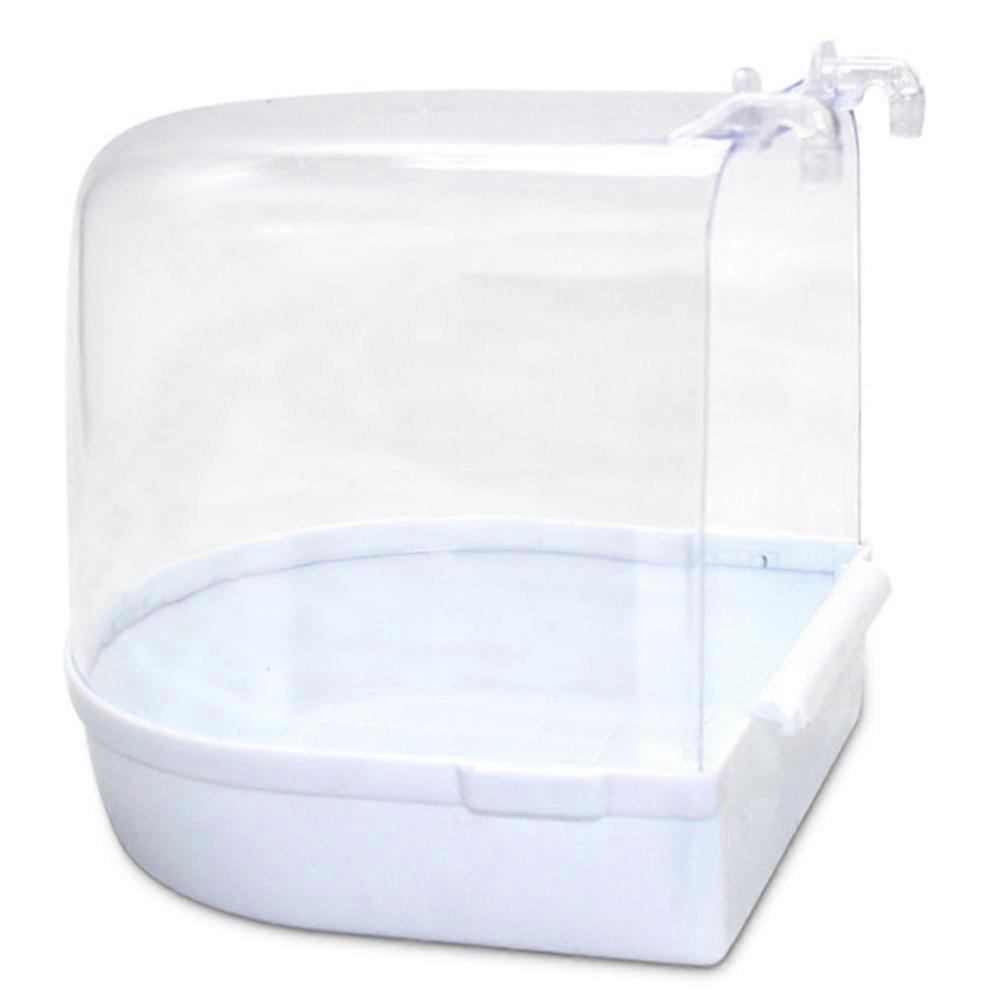 Bath Cage for Canary Caged Bird Bath Covered for Birds