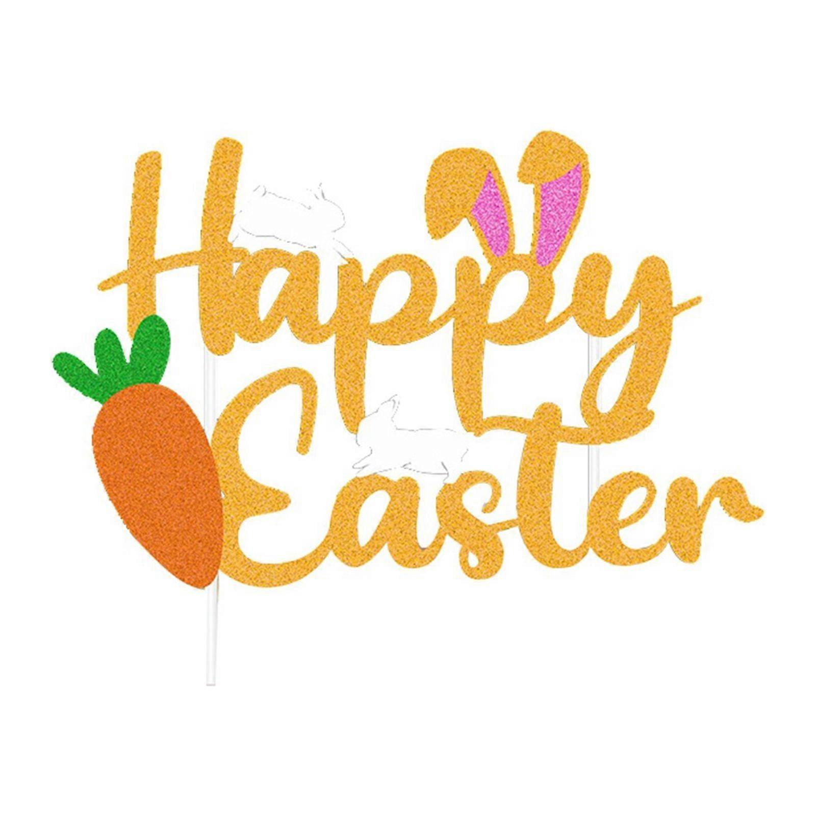 Easter Decorations Happy Easter Cake Decoration Easter Theme Party Happy Easter Carrot Cake Decoration