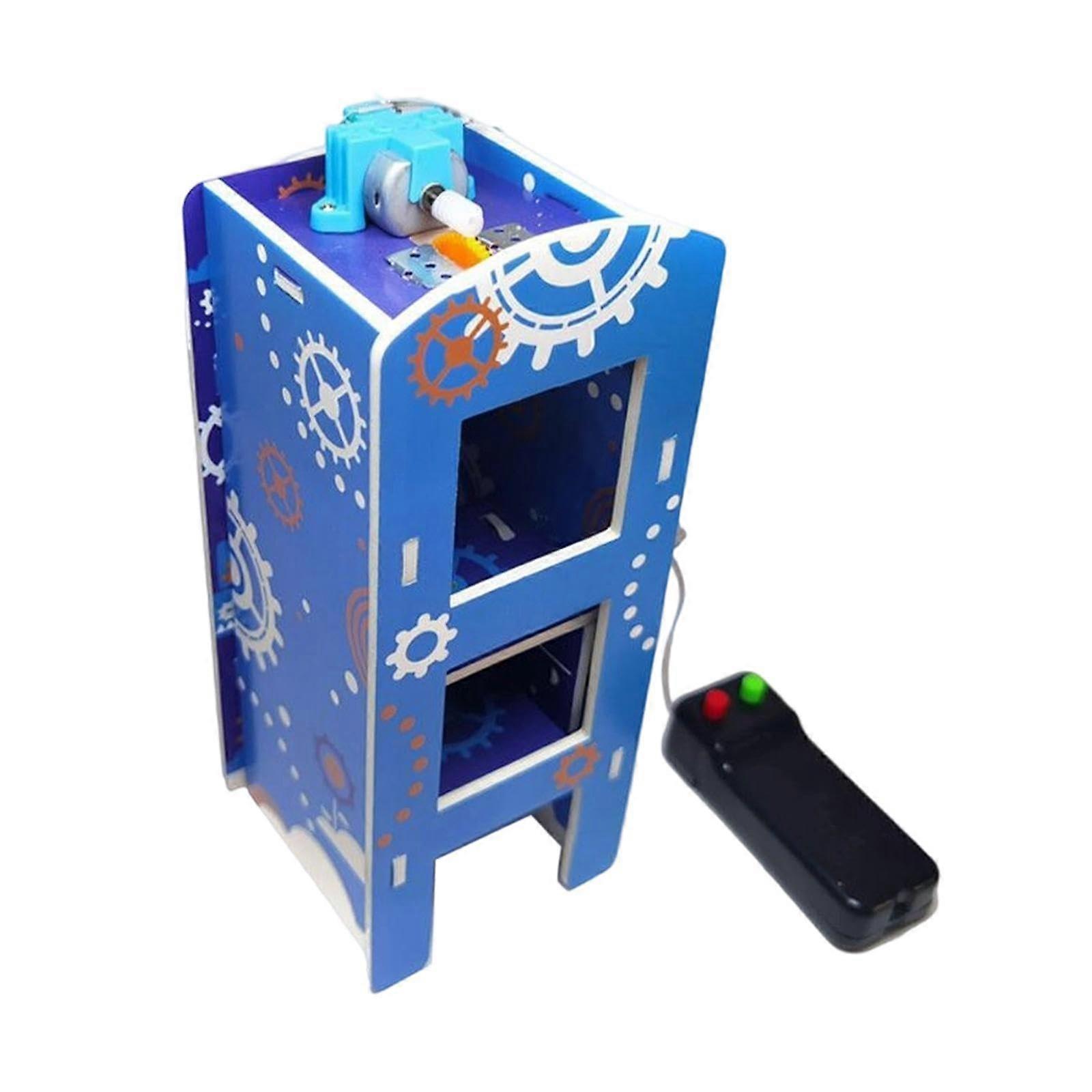 DIY Elevator Kit for Kids Science Projects, Easy Assembly STEM Mechanical Model Building Toy