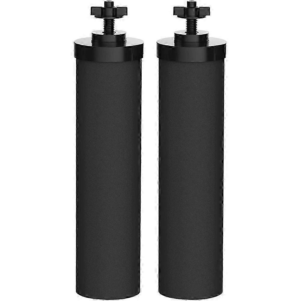 2PCS Waterfilter Vervanging voor BERKEY Zwarte Actieve Kool BB9-2 Filters voor Zwaartekracht-Gevoed Waterfiltersysteem