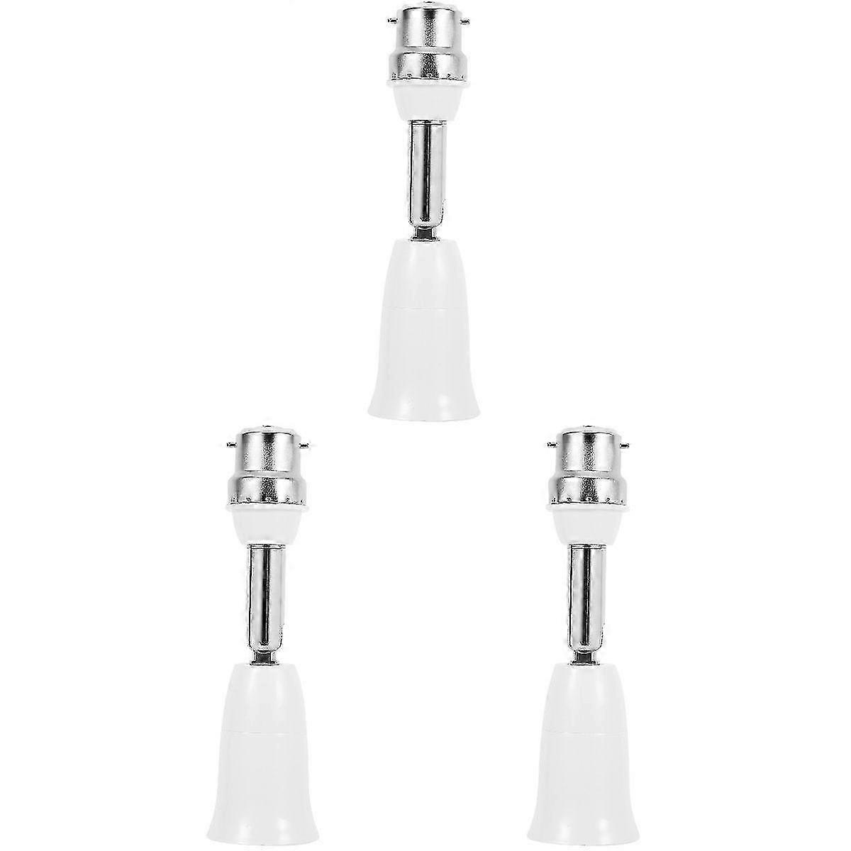 3pcs Fantastic Light Socket Extender from B22 To E27 for Light Socket Extension