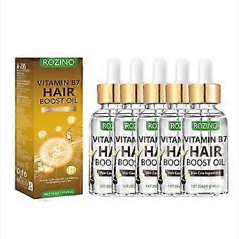 1-5x Vitamine B7-olie voor haargroei. Snel absorberend, hydraterend en revitaliseert droog en beschadigd haar. Voor haarverzorging.