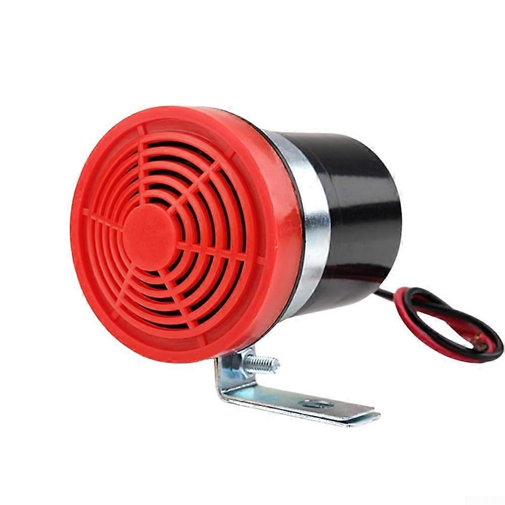 12V 105dB Backup Alarm for Vehicles, Universal Reverse Warning Buzzer with Mounting Bracket