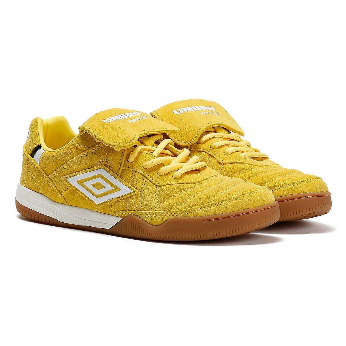 Umbro Speciali TR Suede Yellow/White Trainers