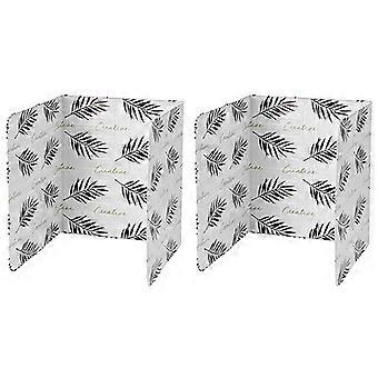 2 Pieces Of Foldable Kitchen Gas Stove Partition Board Kitchen Frying Pan Oil Splash Protection Scr