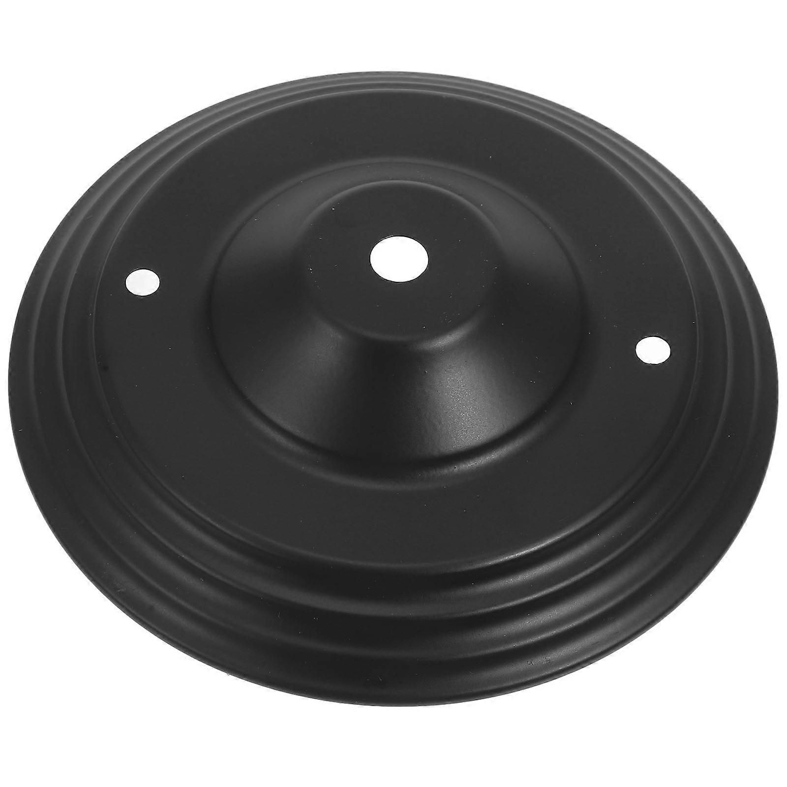 Black Iron Ceiling Light Canopy Kit with Hook for Lamp Use 4Sets