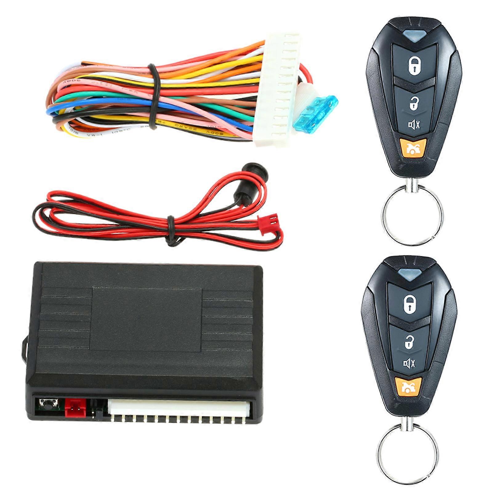 Car Keyless Entry System  Car Door Lock Trunk Release Keyless Entry System Central Locking Kit With Remote Control