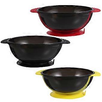 Salon Hair Color Bowl Silicone Hair Dyeing Bowls for Dying 3Pcs Easy Clean