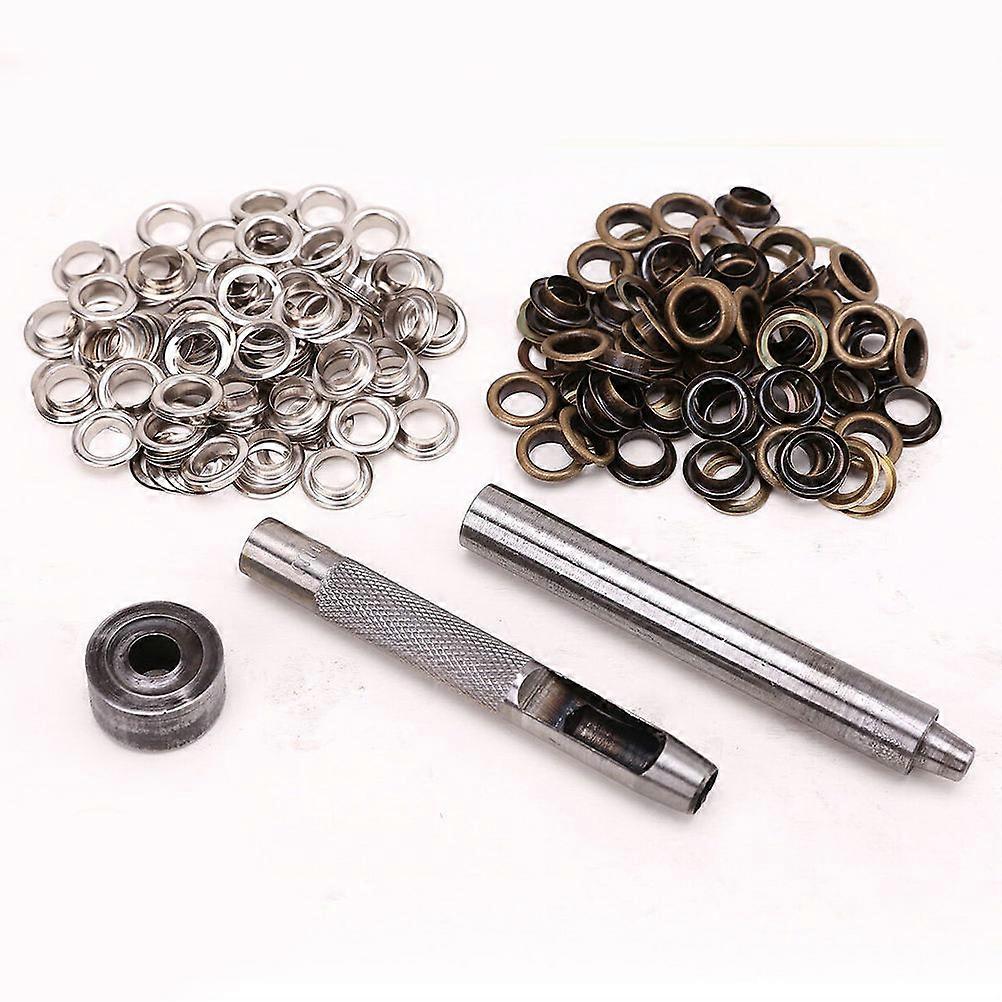 Button Fastener Grommets Kit with Tools for Clothes Use 100Set Multipurpose