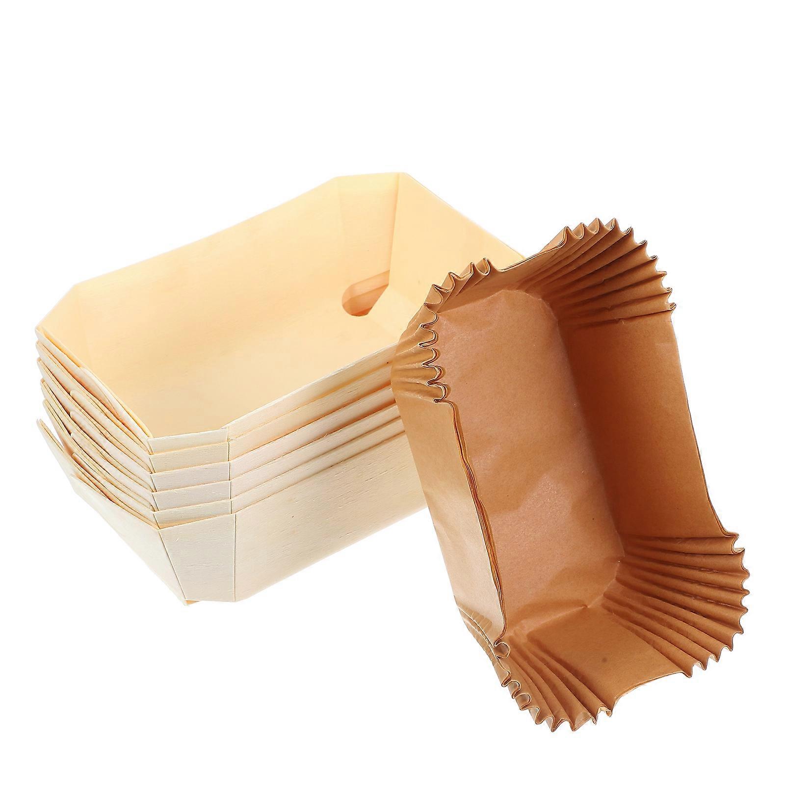 Kitchen Baking Mold 6Pcs DIY Rectangular Bread Mold for Baking Toast