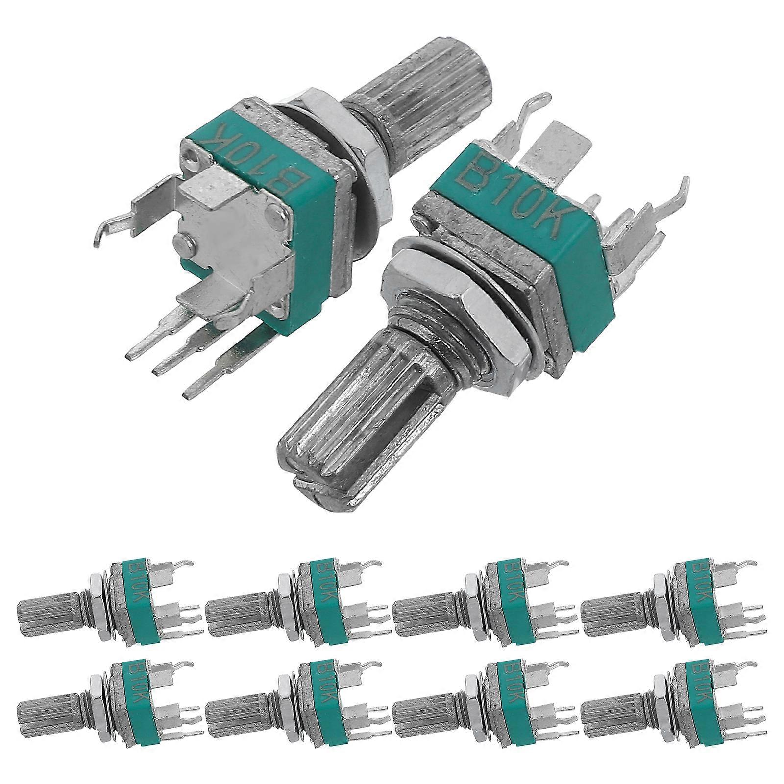 Vertical Design Precision Potentiometer for Audio Equipment Adjustment 10Pcs