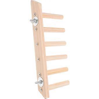 Échelle d’escalade pour chat Marches murales en bois pour chat à 6 marches Cadre d’escalade mural Étagère de repos pour chaton Meubles pour chats d’intérieur peu encombrants pour la décoration intérieure